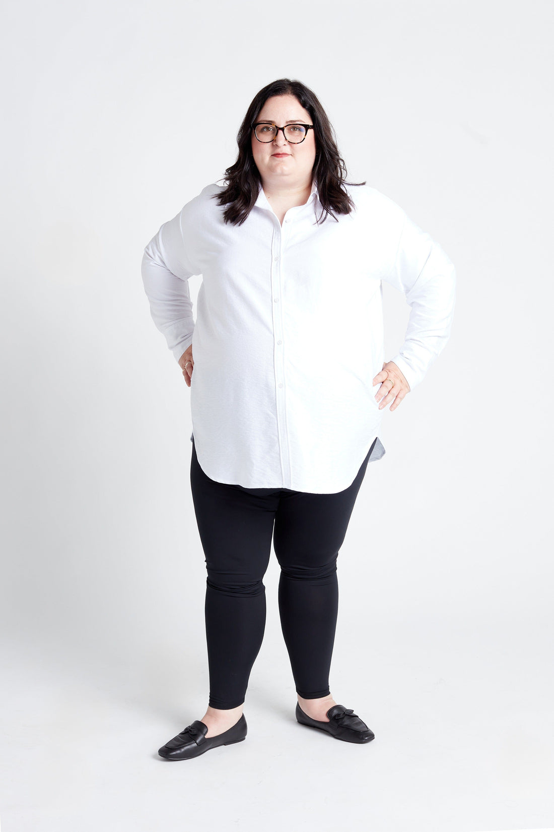 Essential Classic Button Up Shirt in White