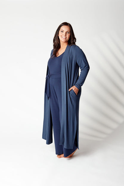 Tank Wide Leg Jumpsuit in Navy